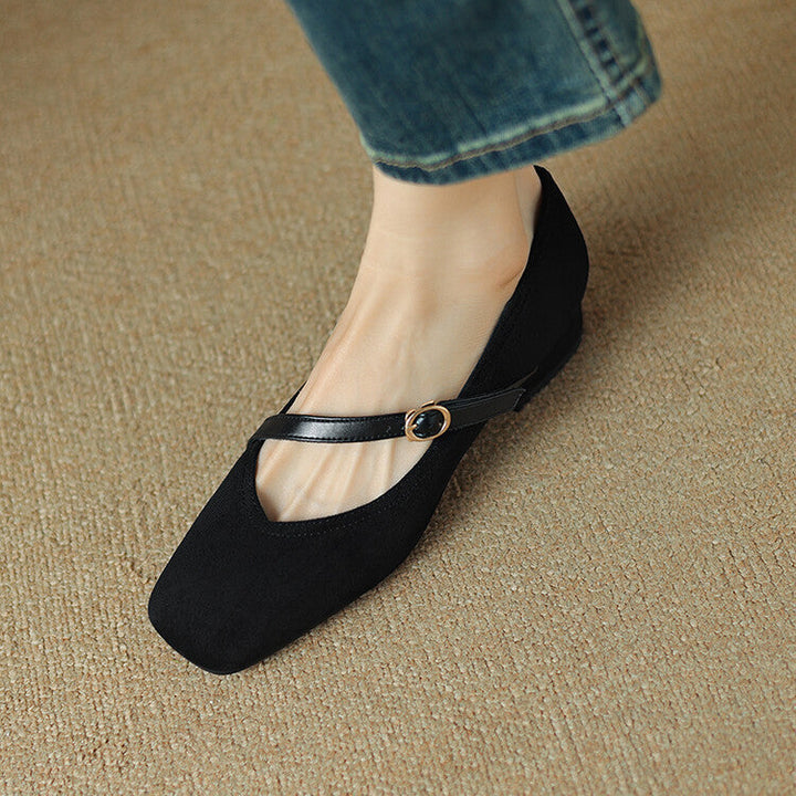 Womens Suede Heels Classic Fit