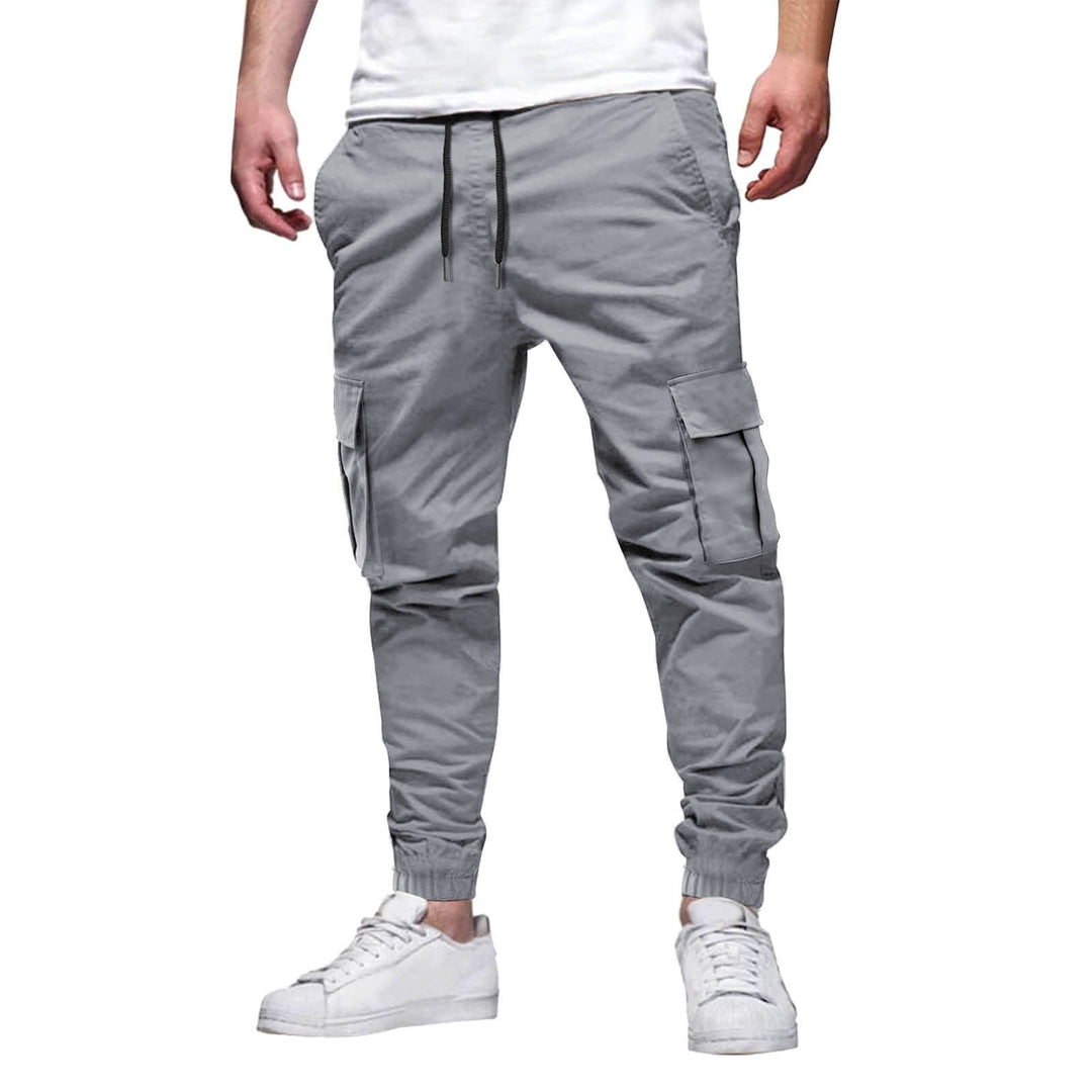 Mens Jogger Pants Stretch Waistband Athletic Fit