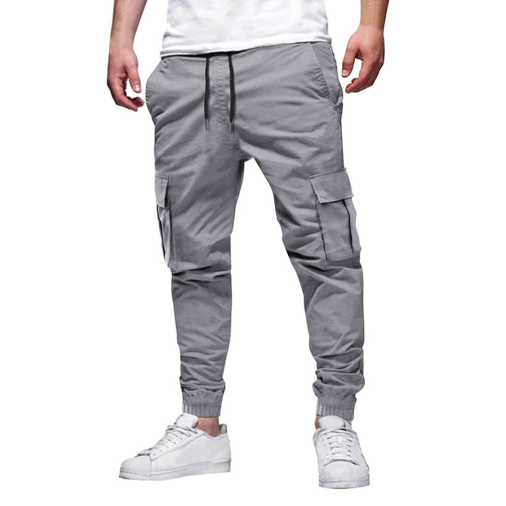 Mens Jogger Pants Stretch Waistband Athletic Fit