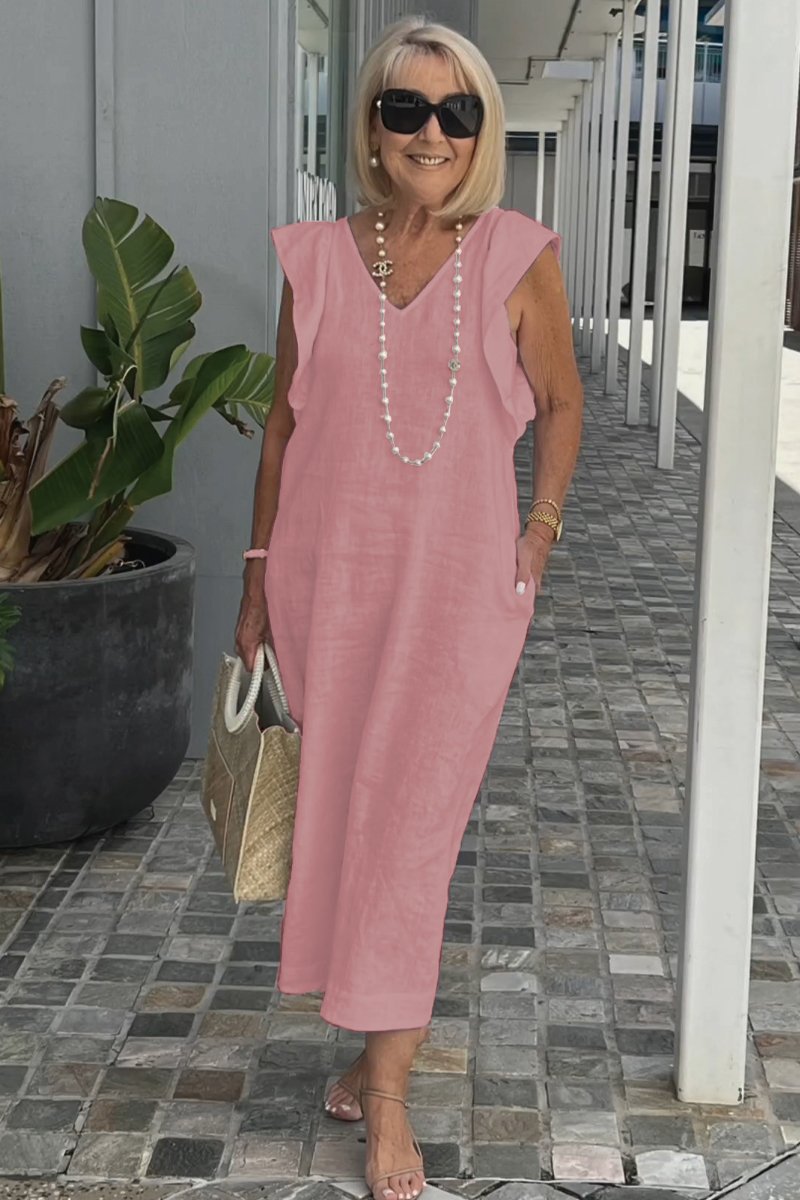 Womens Strapless Summer Dress Chic Fit