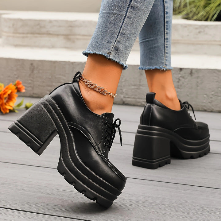 Womens Platform Shoes with Elevated Sole