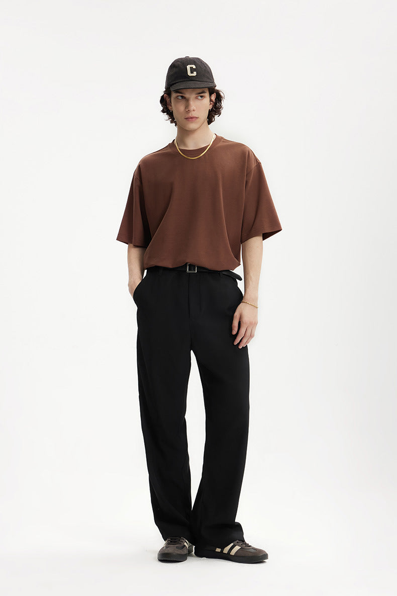 Mens Dress Pants Loose Fit Comfortable