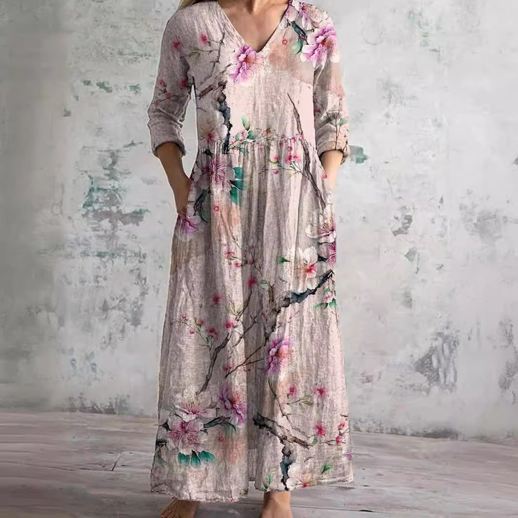 Womens Floral Dress with Petal Detail Sunlit Style