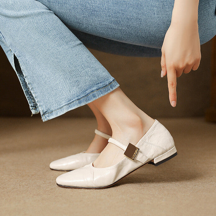 Womens Pumps Genuine Leather Classic Fit