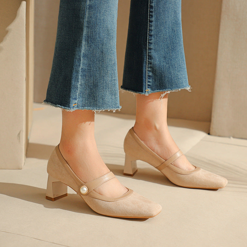 Womens Pumps Classic Slip-On Style - BritishMode