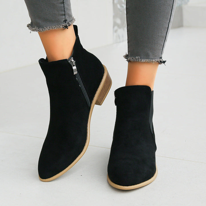 Womens Ankle Boots Leather Classic Fit
