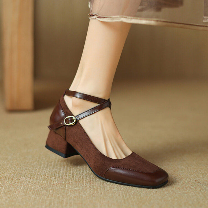 Womens Heeled Shoes Classic Fit - BritishMode