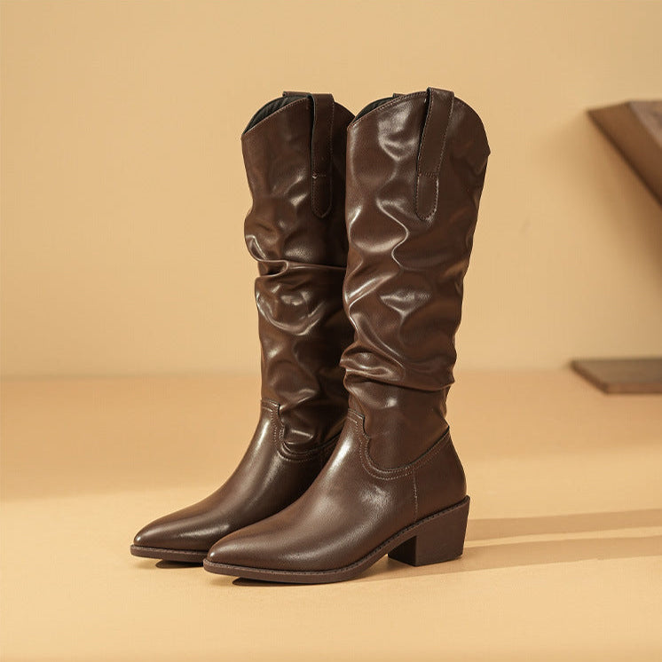 Unisex Leather Boots Durable Comfortable Fit