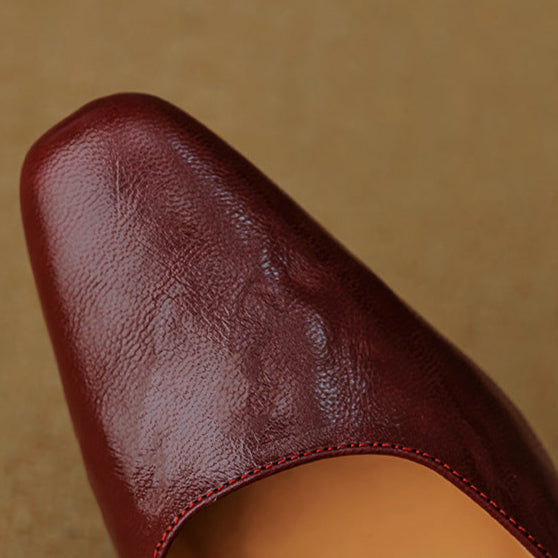 Womens Heels Genuine Leather Classic Fit