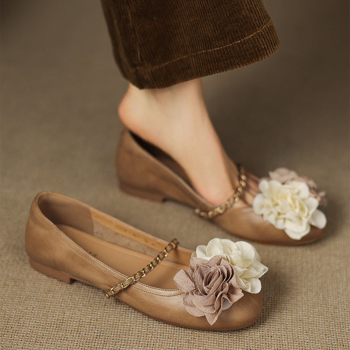 Womens Genuine Leather Shoes Classic Fit