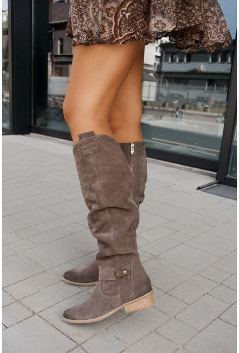 Unisex Suede Comfort Long Shoes