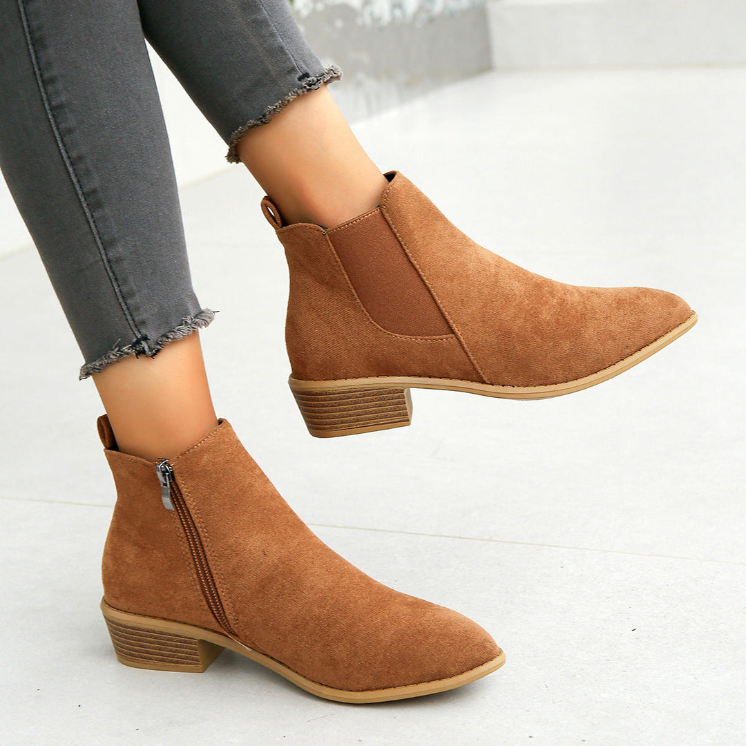 Womens Ankle Boots Leather Classic Fit