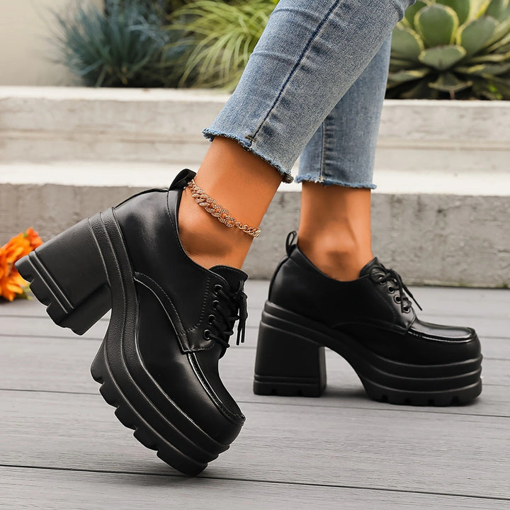 Womens Platform Shoes with Elevated Sole