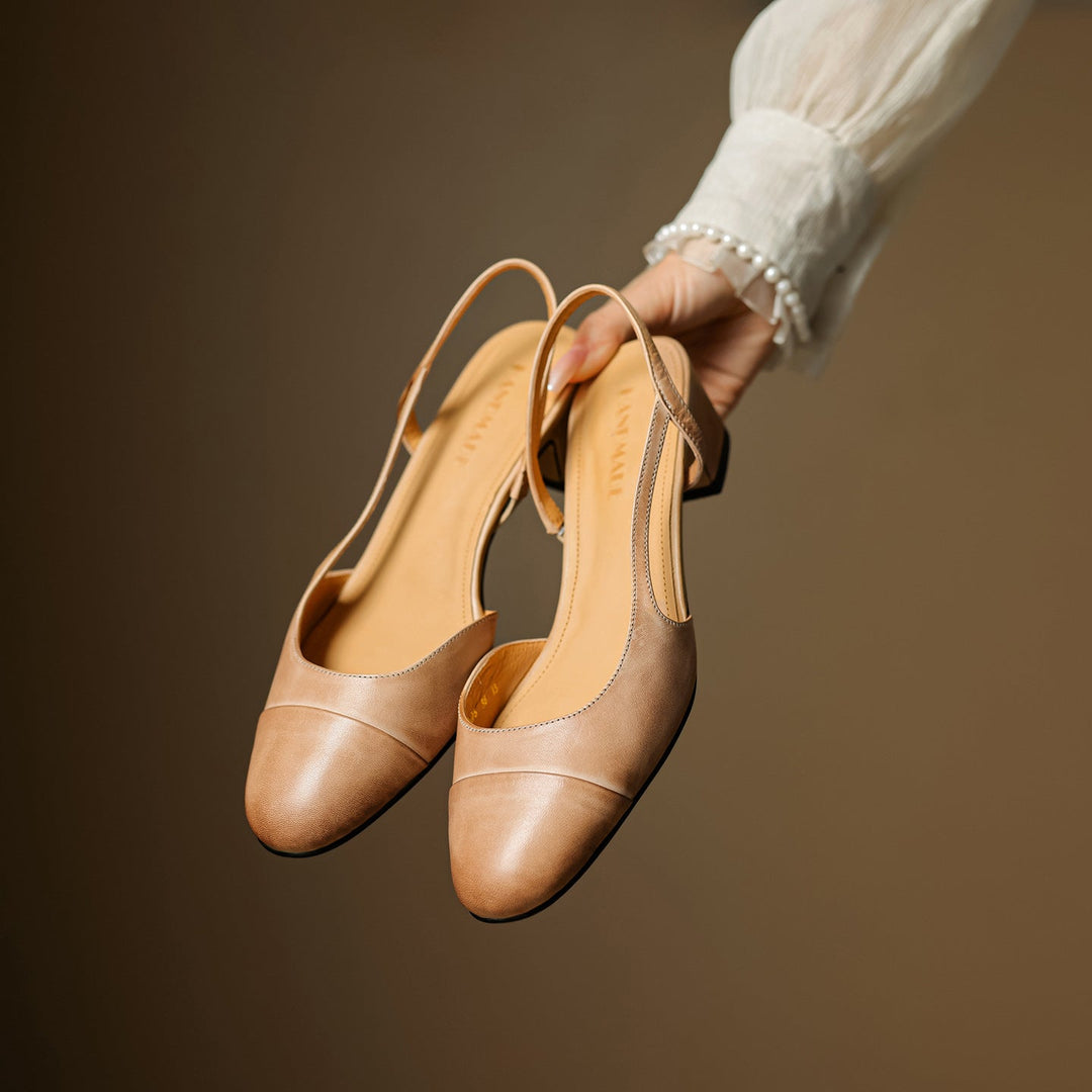 Womens Genuine Leather Pumps Classic Fit