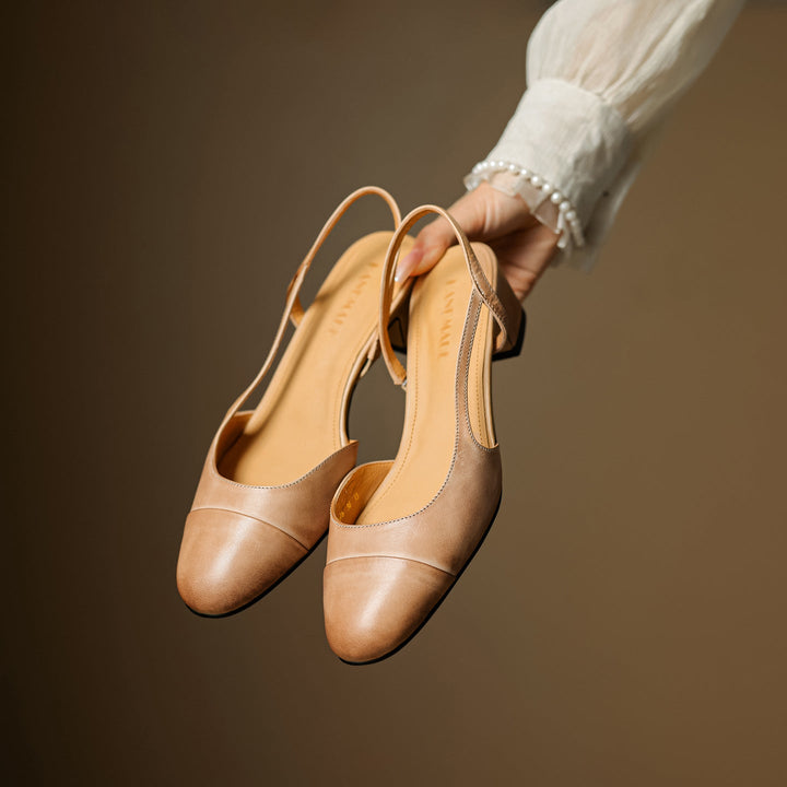 Womens Genuine Leather Pumps Classic Fit