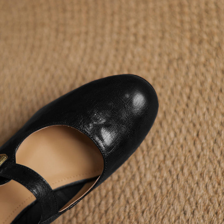 Womens Genuine Leather Shoes Classic Fit