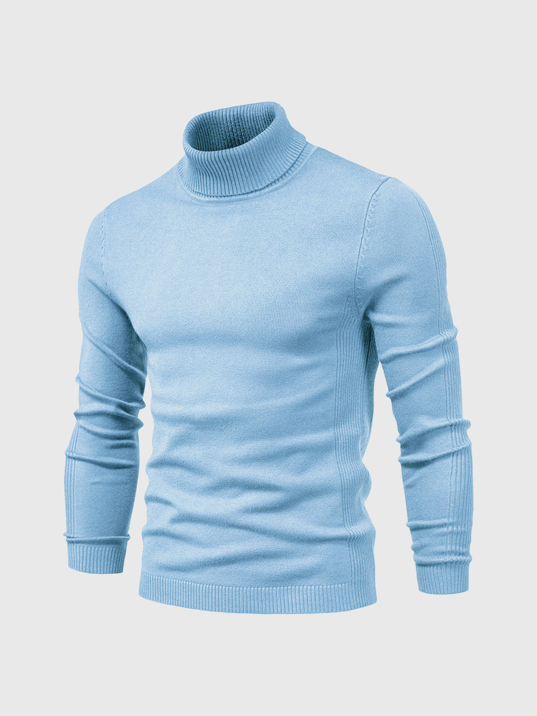 Mens Turtleneck Sweater Washable High Quality