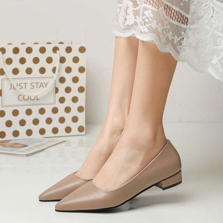 Womens Pumps Classic Heel Slip-On