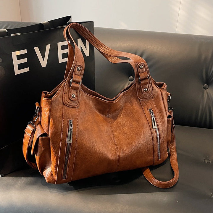 Womens One Shoulder Bag Spacious Simple Design - BritishMode