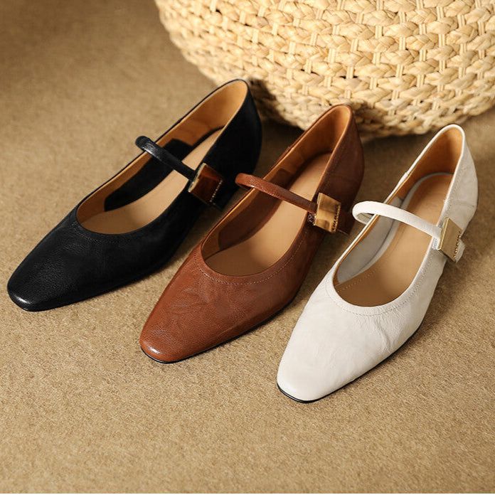 Womens Pumps Genuine Leather Classic Fit