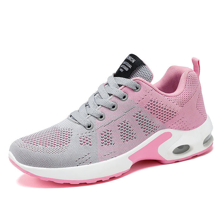 Womens Orthopedic Trainers with Air Cushion Mesh Lace-Up
