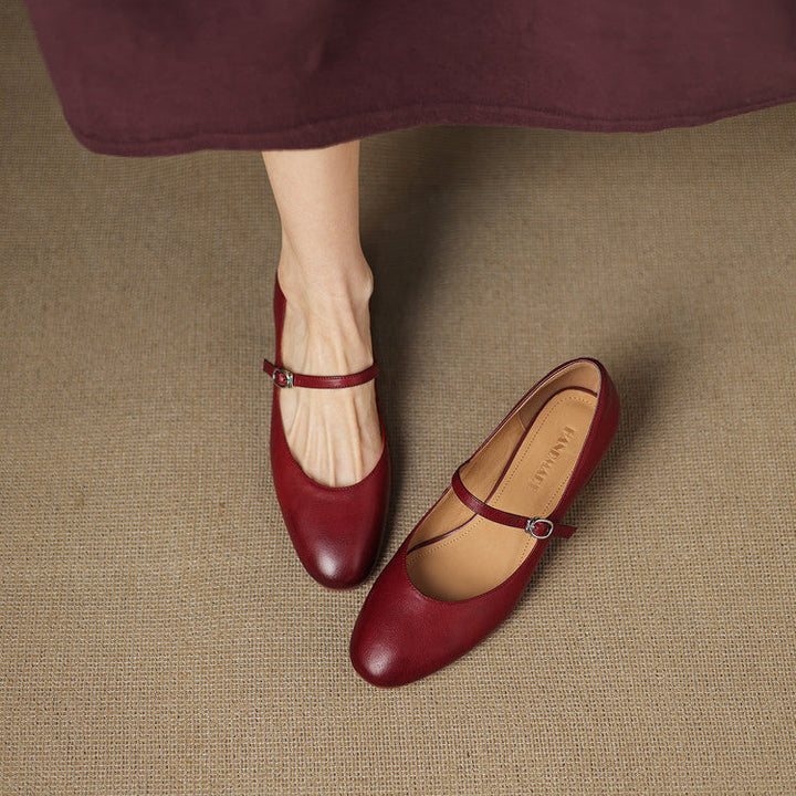 Womens Pumps Genuine Leather Classic Fit