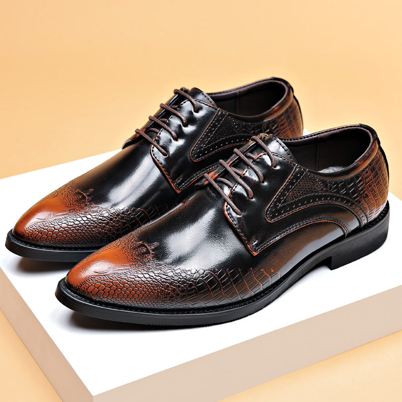 Mens Leather Dress Shoes Classic Fit