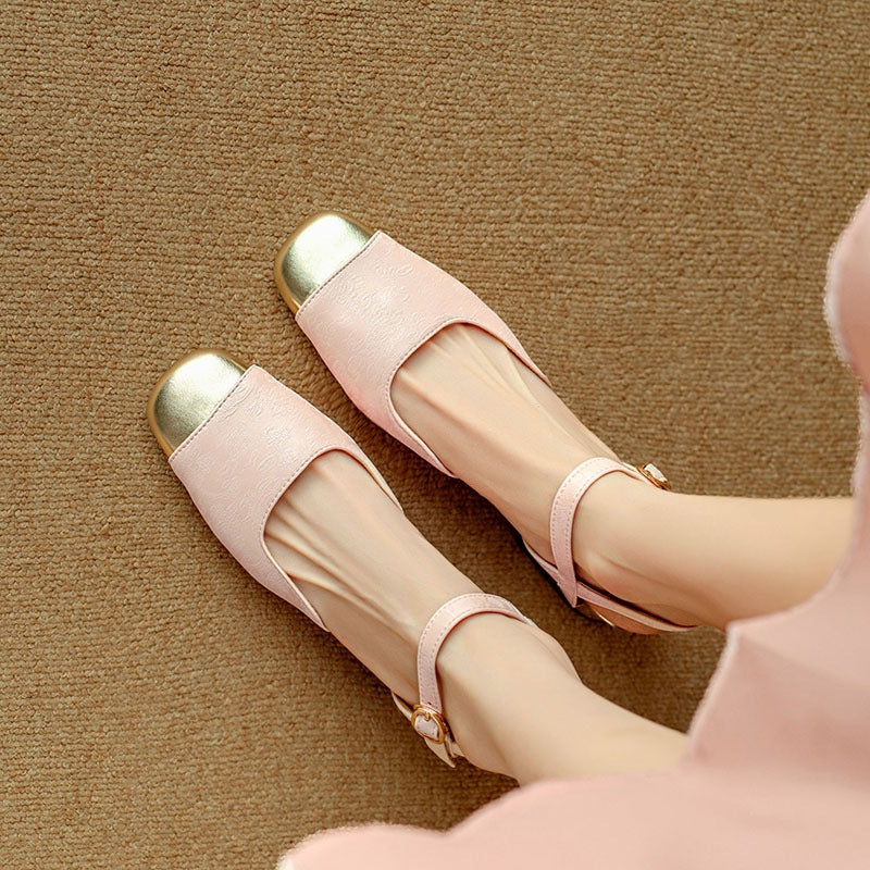 Womens Slingback Shoes with Adjustable Strap