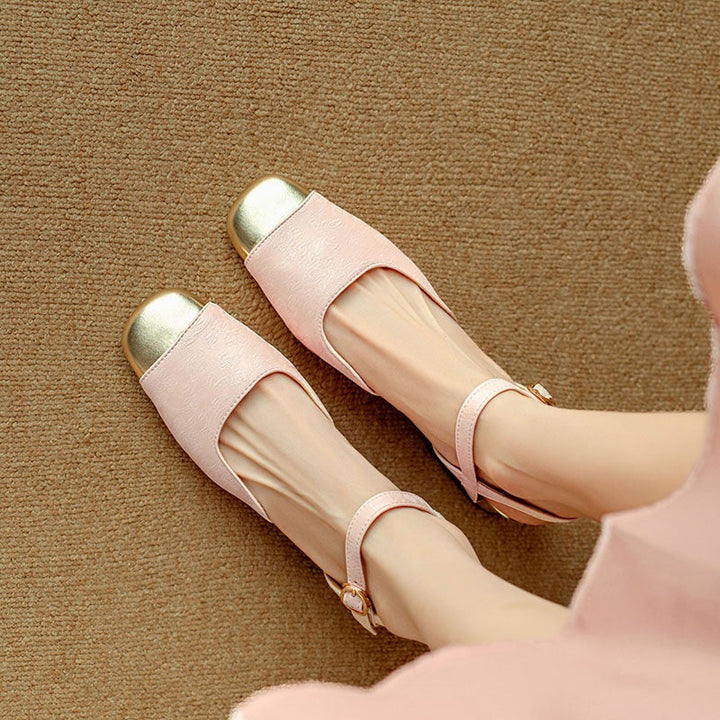 Womens Slingback Shoes with Adjustable Strap