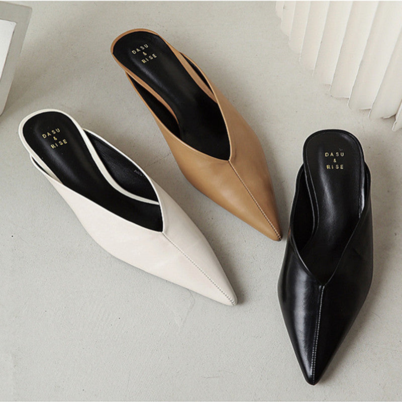 Womens Slip-On Mules Comfortable Casual