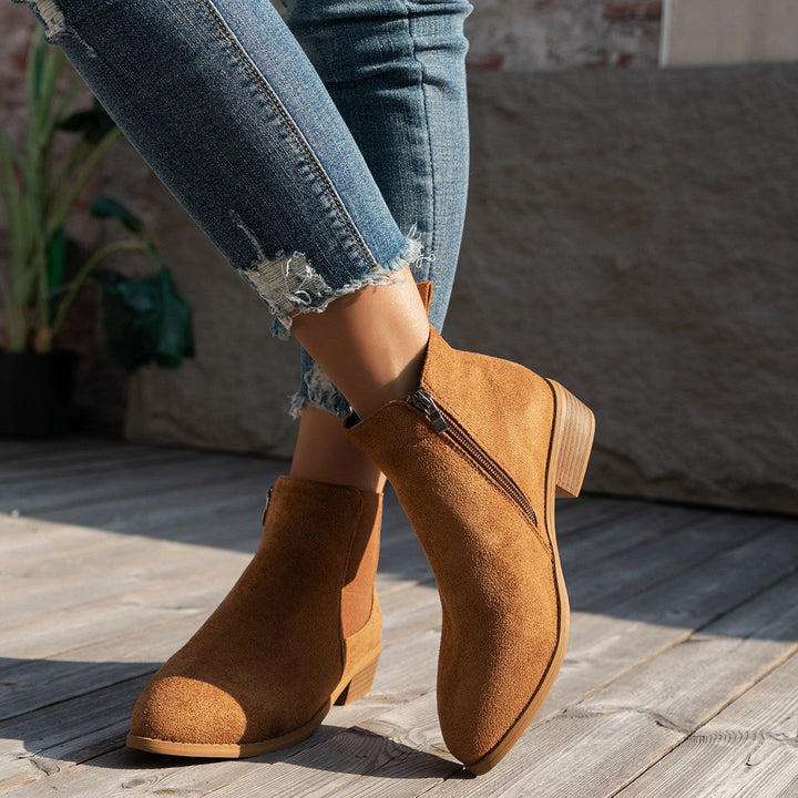 Womens Ankle Boots Leather Classic Fit