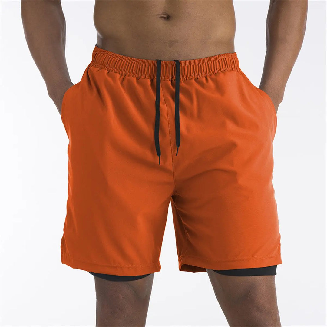 Mens Running Shorts with Liner and Phone Pocket Comfortable Fit