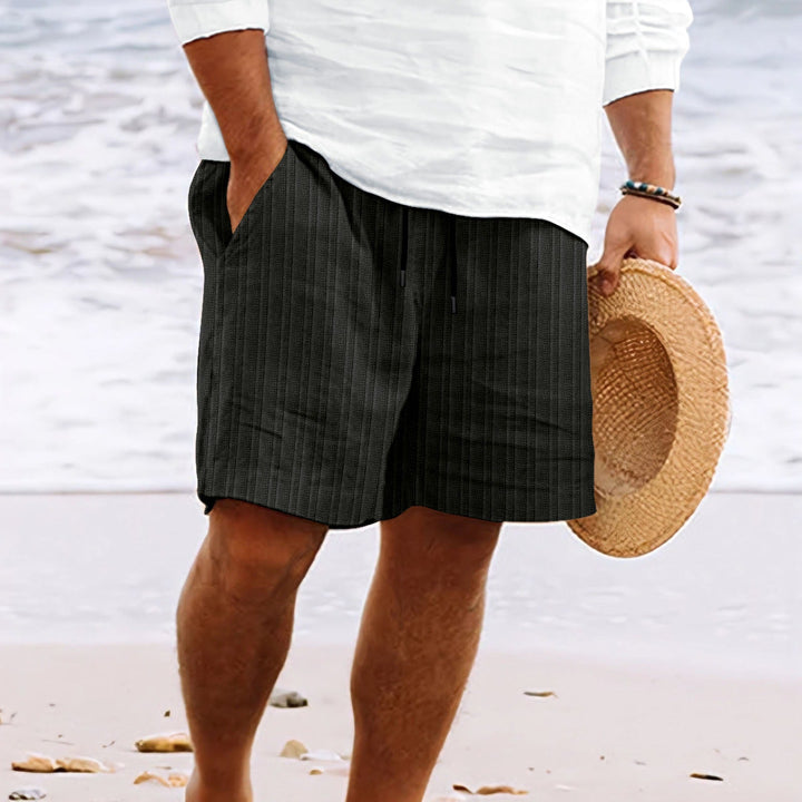 Unisex Shorts Elastic Waistband Comfortable Fit with Pockets