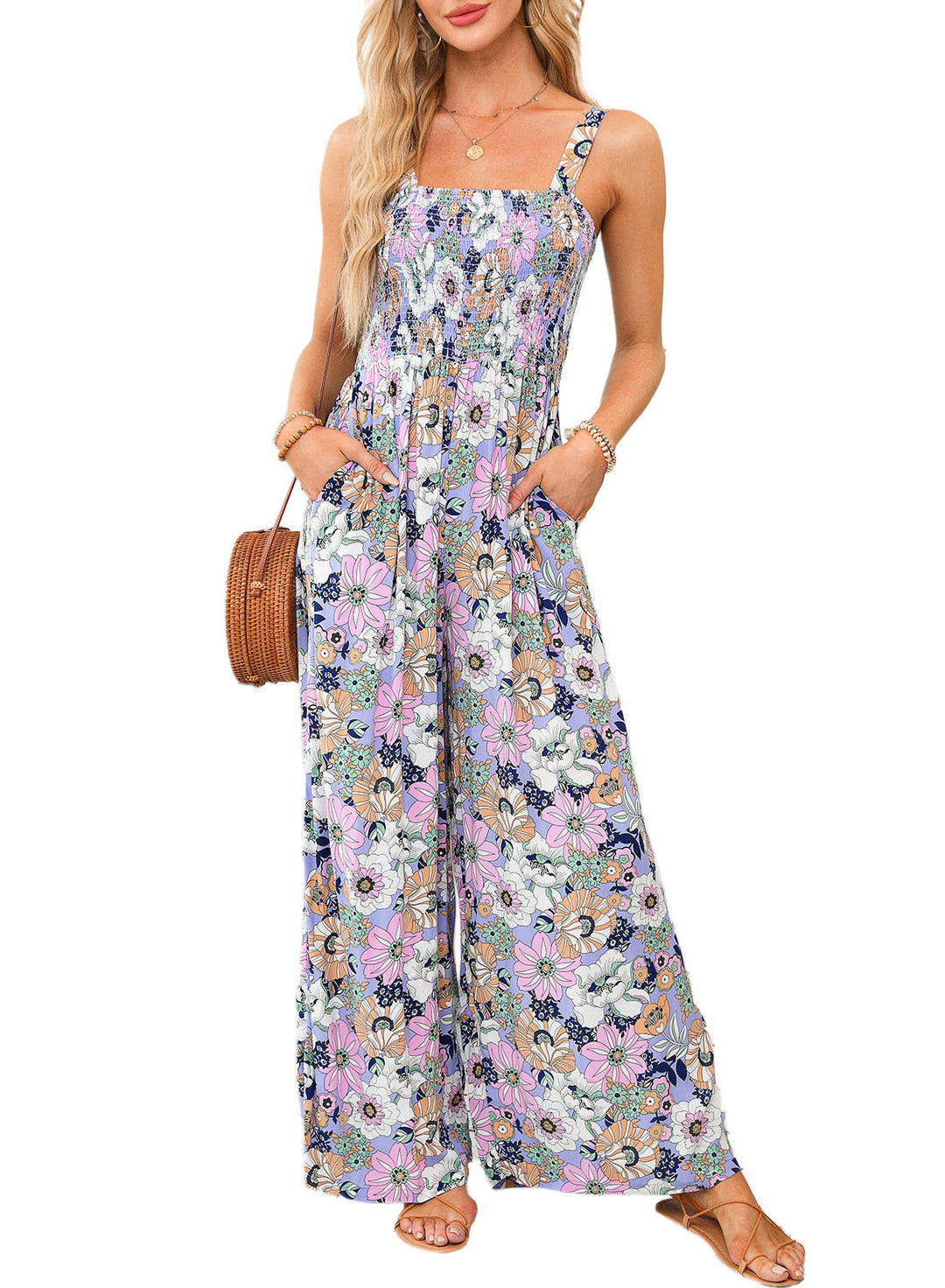 Womens Summer Jumpsuit Lightweight Breathable Fit