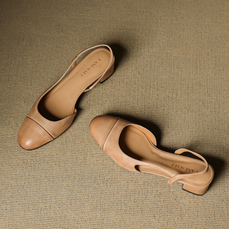 Womens Genuine Leather Pumps Classic Fit