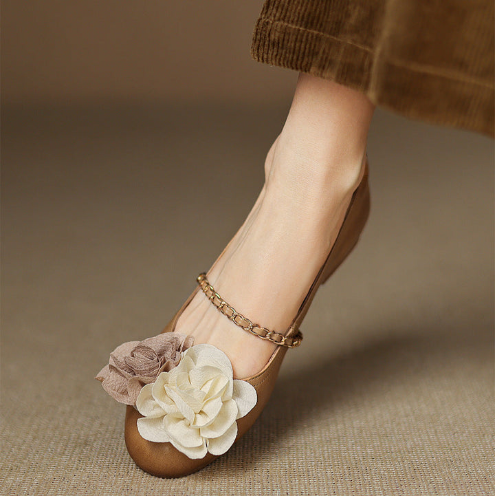Womens Genuine Leather Shoes Classic Fit