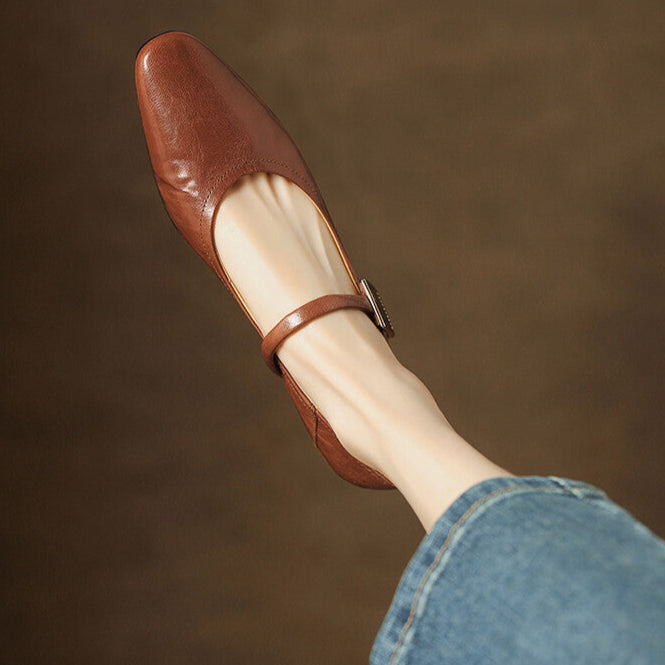 Womens Pumps Genuine Leather Classic Fit