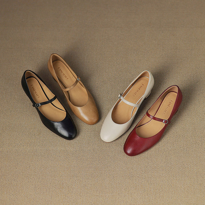 Womens Pumps Genuine Leather Classic Fit