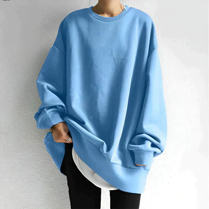 Womens Oversized Pullover Sweater Cozy Knit