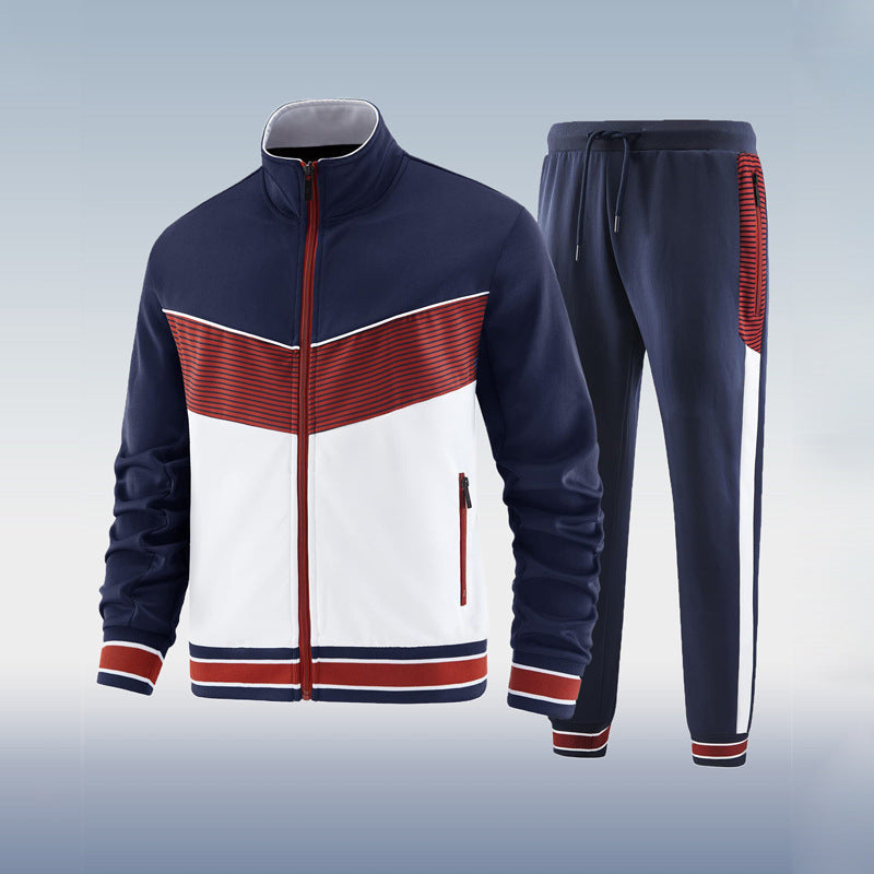 Mens Fitness Tracksuit Slim Fit Sporty Design