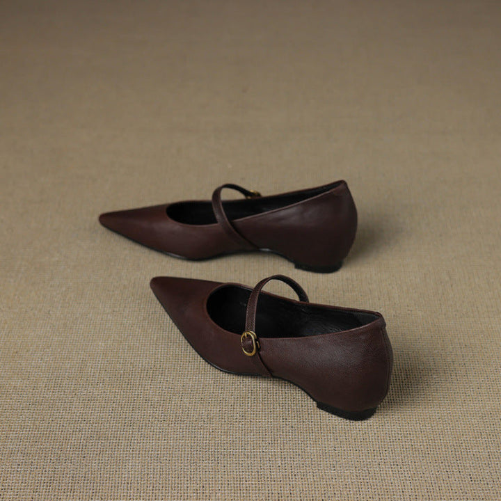 Womens Heels Genuine Leather Classic Fit