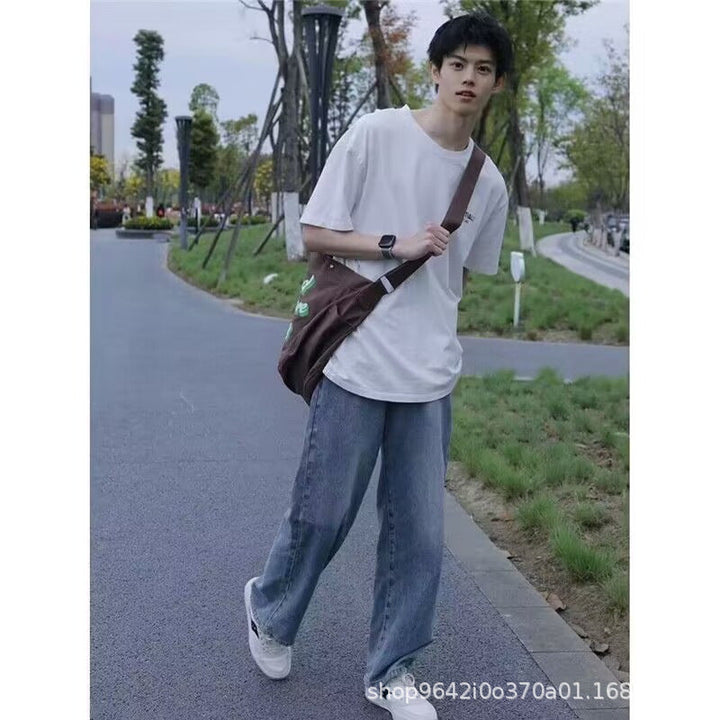 Mens Straight Leg Jeans Urban Style - BritishMode