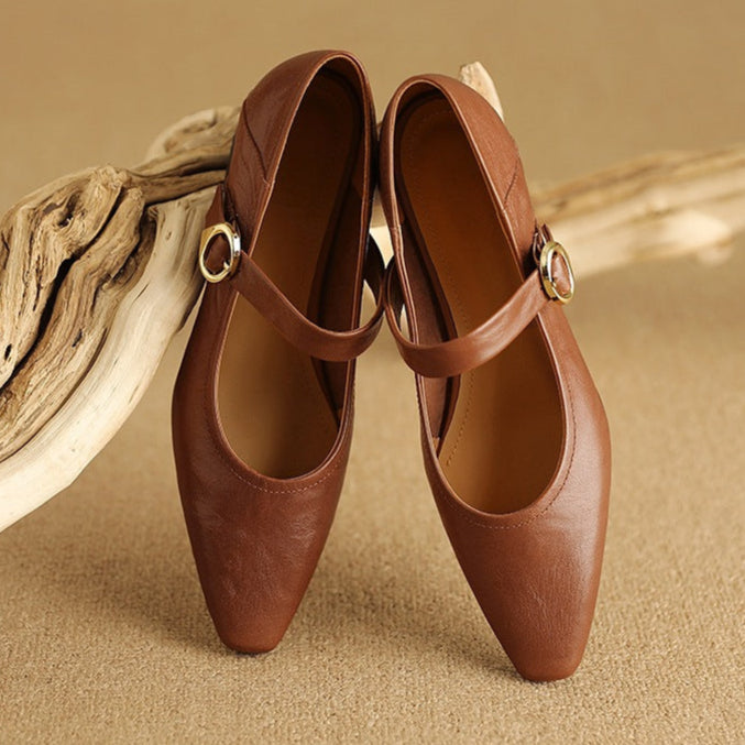 Womens Heels Genuine Leather Classic Fit
