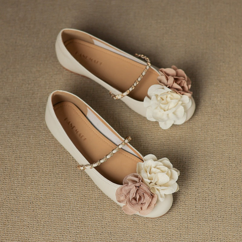 Womens Genuine Leather Shoes Classic Fit