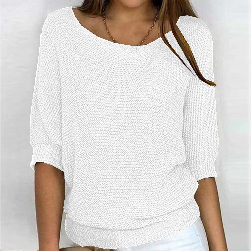 Womens Fleece Pullover Sweater Cozy Fit