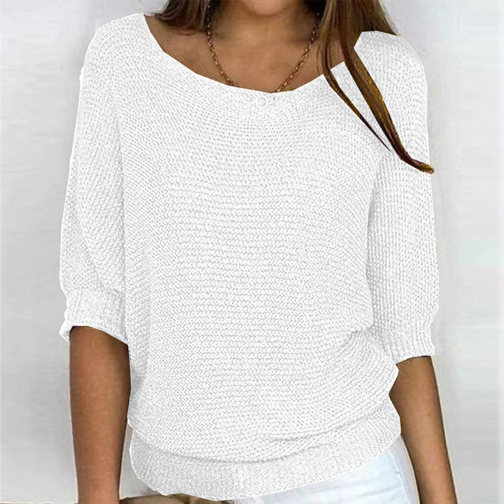 Womens Fleece Pullover Sweater Cozy Fit