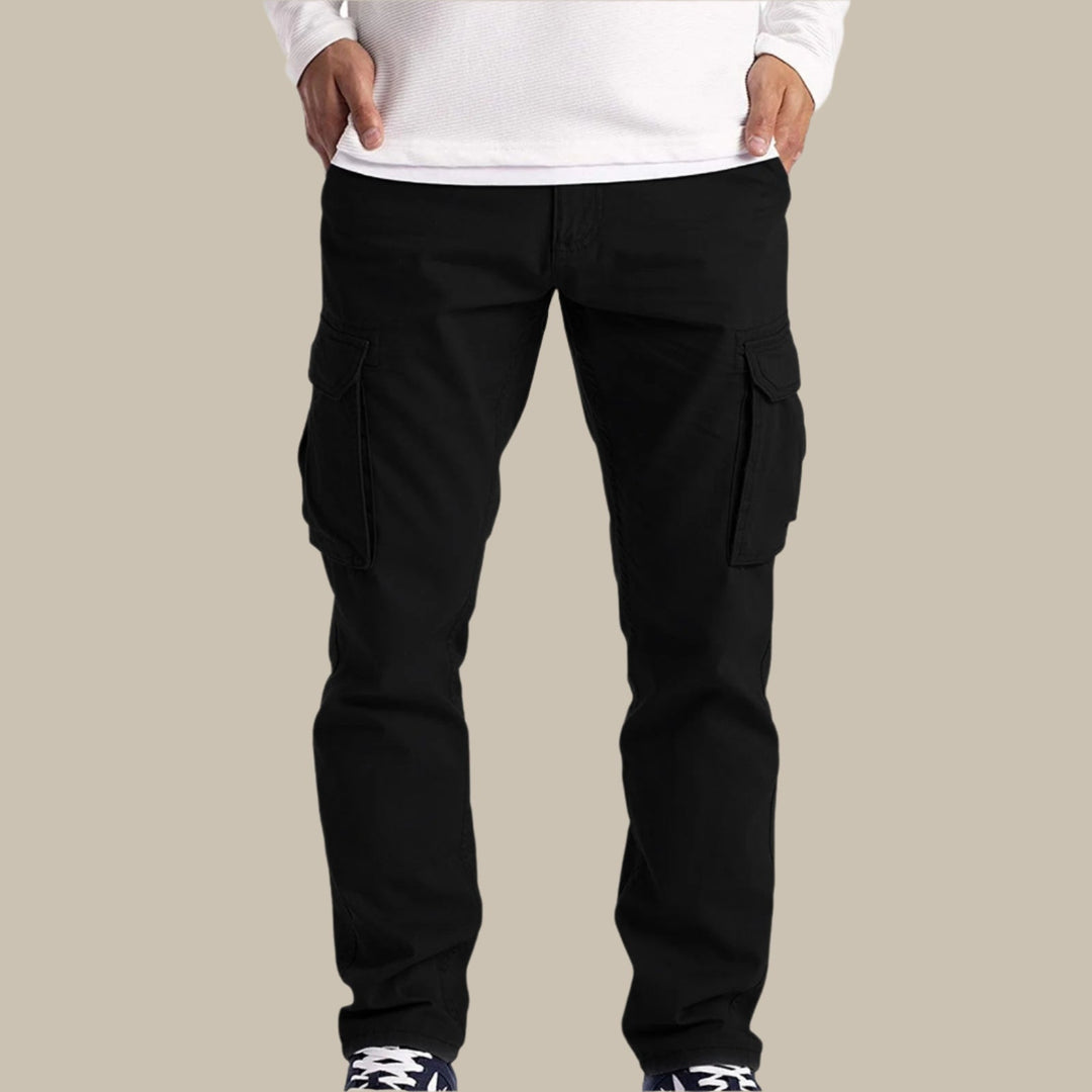 Mens Cargo Pants Stretch Comfortable Fit