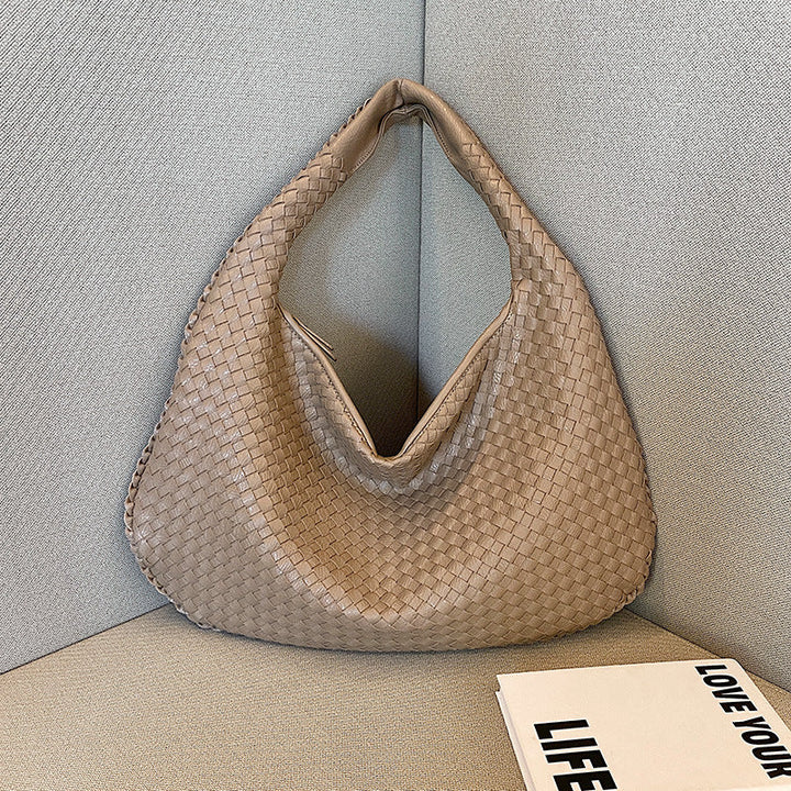 Unisex Woven Shopping Bag Durable Lightweight