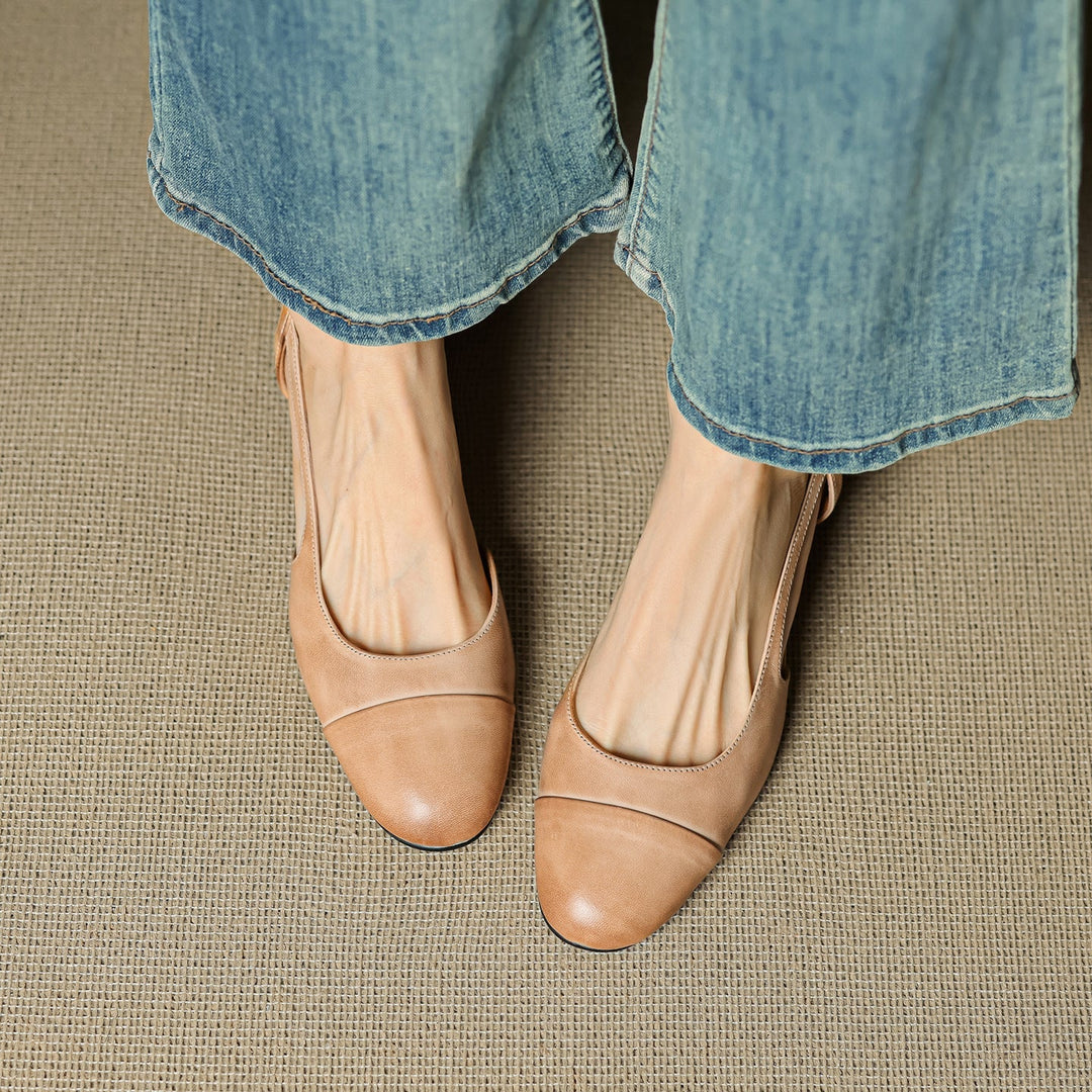 Womens Genuine Leather Pumps Classic Fit