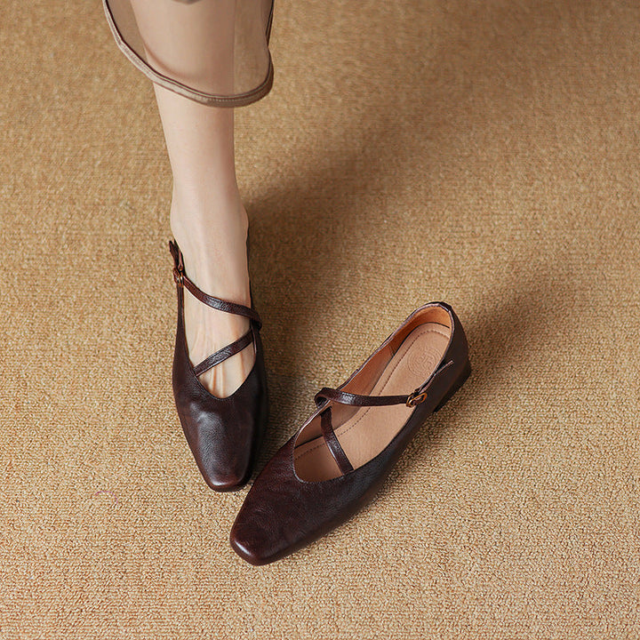 Womens Heels Genuine Leather Classic Fit